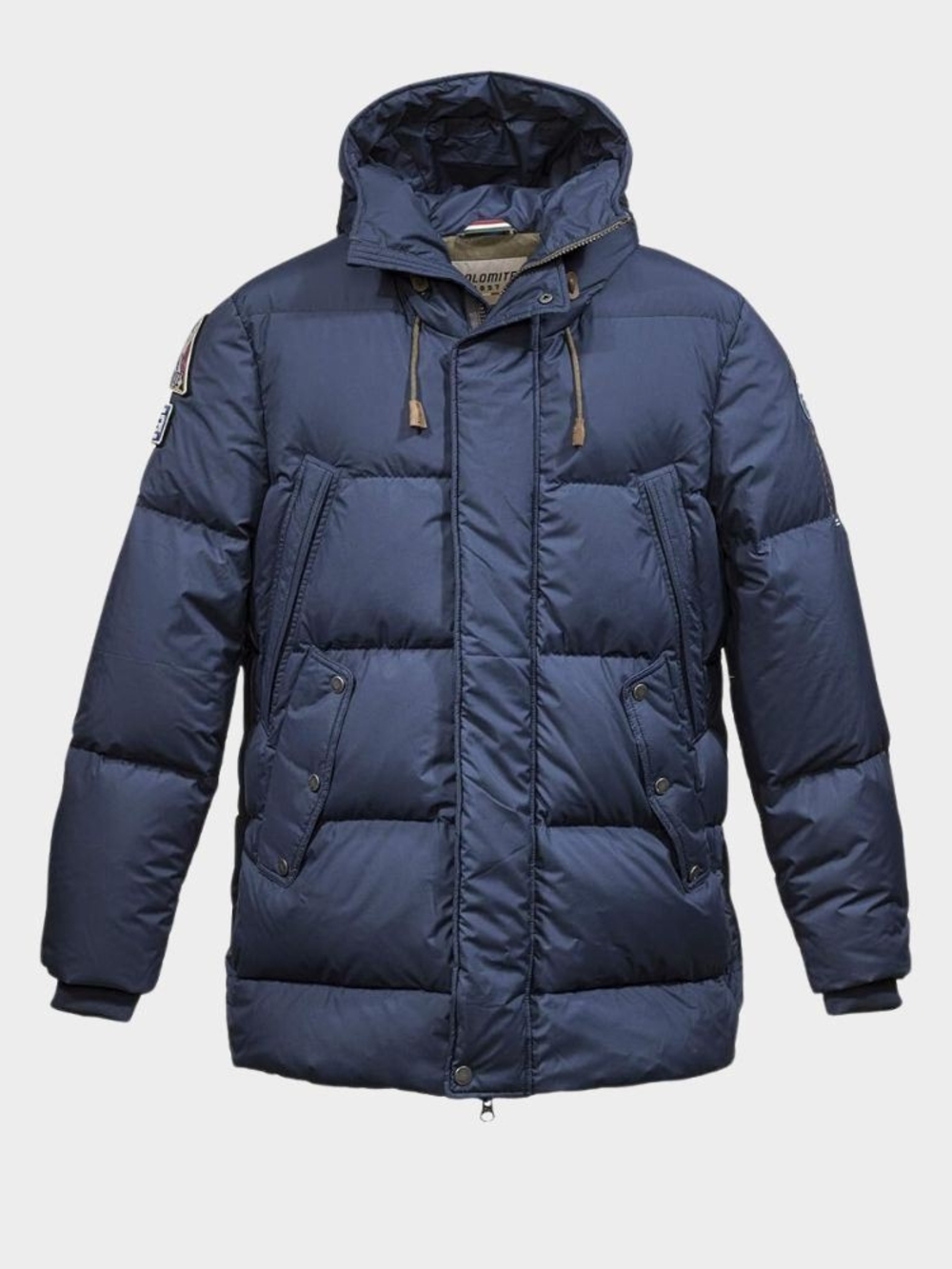 Dolomite Men’s Navy Quilted Hooded Puffer Jacket